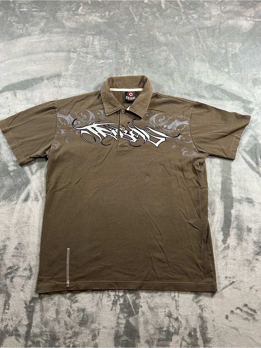 Y2K Tribal polo